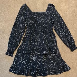 black and white dress / size L